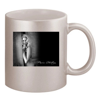 Paris Hilton 11oz Metallic Silver Mug