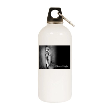 Paris Hilton White Water Bottle With Carabiner