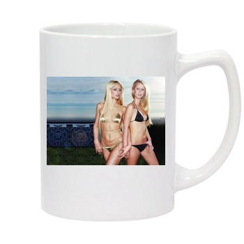 Paris Hilton 14oz White Statesman Mug