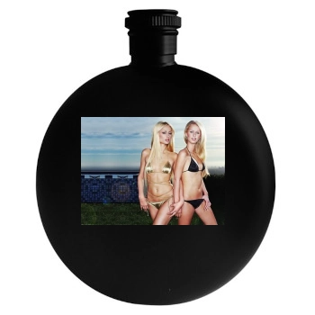 Paris Hilton Round Flask