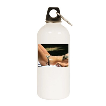 Paris Hilton White Water Bottle With Carabiner