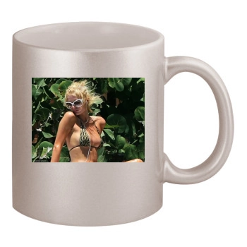 Paris Hilton 11oz Metallic Silver Mug