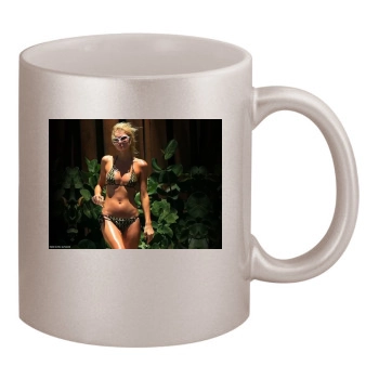 Paris Hilton 11oz Metallic Silver Mug