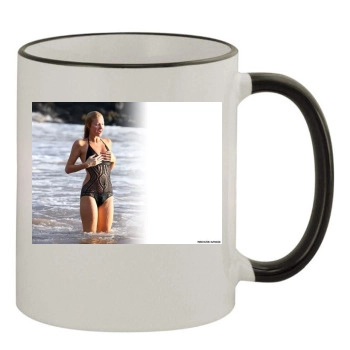 Paris Hilton 11oz Colored Rim & Handle Mug