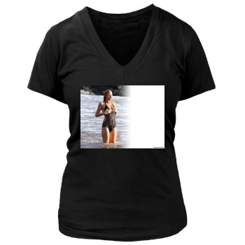 Paris Hilton Women's Deep V-Neck TShirt