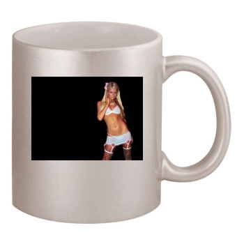 Paris Hilton 11oz Metallic Silver Mug