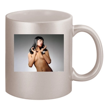 Paris Hilton 11oz Metallic Silver Mug