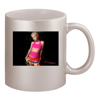 Paris Hilton 11oz Metallic Silver Mug