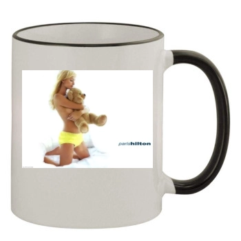 Paris Hilton 11oz Colored Rim & Handle Mug