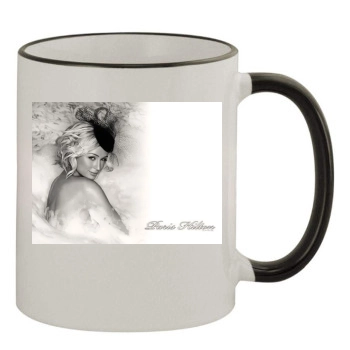 Paris Hilton 11oz Colored Rim & Handle Mug