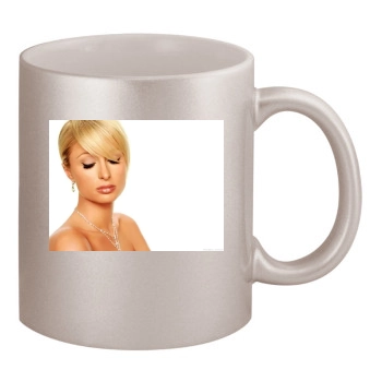 Paris Hilton 11oz Metallic Silver Mug