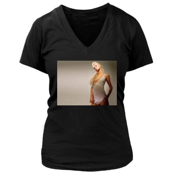 Paris Hilton Women's Deep V-Neck TShirt