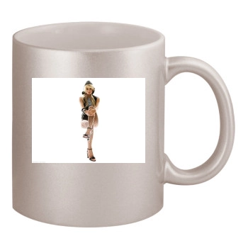 Paris Hilton 11oz Metallic Silver Mug