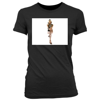 Paris Hilton Women's Junior Cut Crewneck T-Shirt