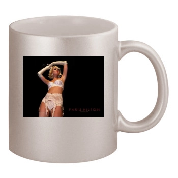 Paris Hilton 11oz Metallic Silver Mug