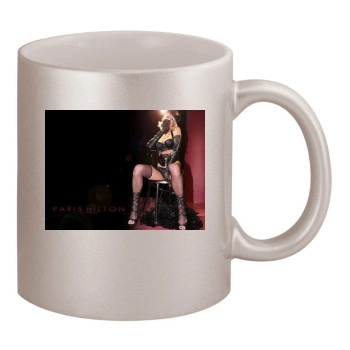 Paris Hilton 11oz Metallic Silver Mug