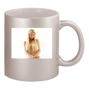 Paris Hilton 11oz Metallic Silver Mug