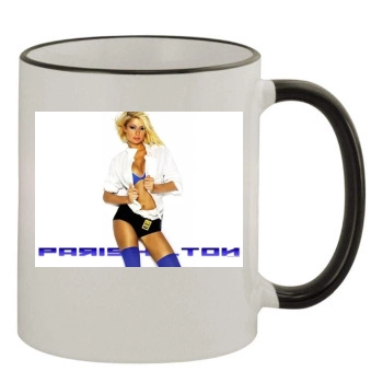 Paris Hilton 11oz Colored Rim & Handle Mug