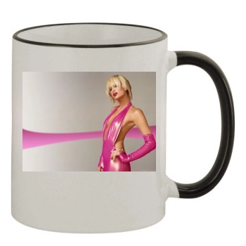 Paris Hilton 11oz Colored Rim & Handle Mug