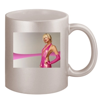 Paris Hilton 11oz Metallic Silver Mug