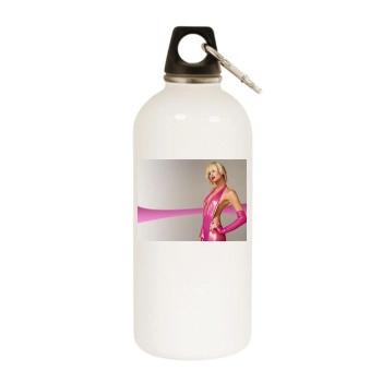 Paris Hilton White Water Bottle With Carabiner