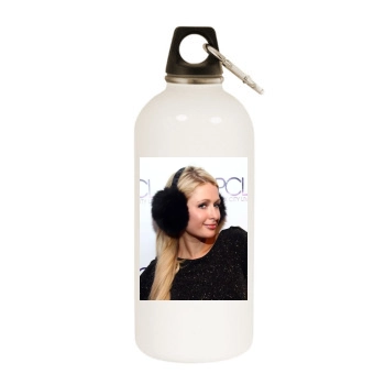 Paris Hilton White Water Bottle With Carabiner