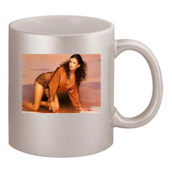 Patricia Velasquez 11oz Metallic Silver Mug