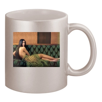 Patricia Velasquez 11oz Metallic Silver Mug