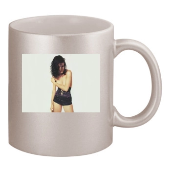 Patricia Velasquez 11oz Metallic Silver Mug