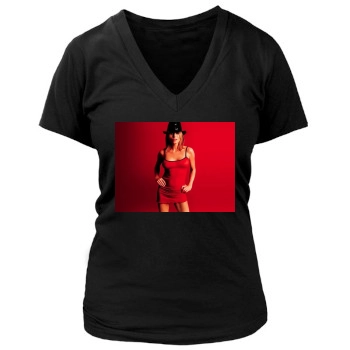 Patsy Kensit Women's Deep V-Neck TShirt