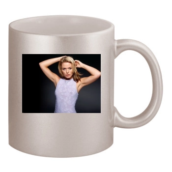 Patsy Kensit 11oz Metallic Silver Mug