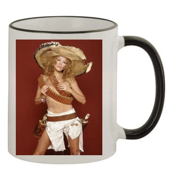 Paulina Rubio 11oz Colored Rim & Handle Mug