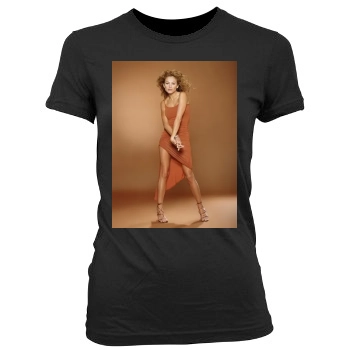 Paulina Rubio Women's Junior Cut Crewneck T-Shirt