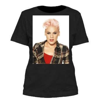 Pink Women's Cut T-Shirt