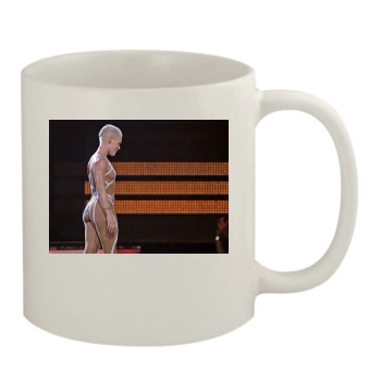 Pink 11oz White Mug