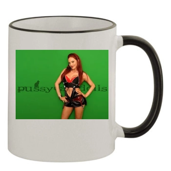 The Pussycat Dolls 11oz Colored Rim & Handle Mug