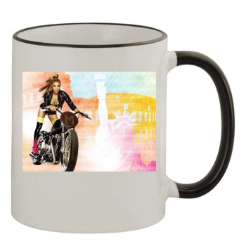 The Pussycat Dolls 11oz Colored Rim & Handle Mug