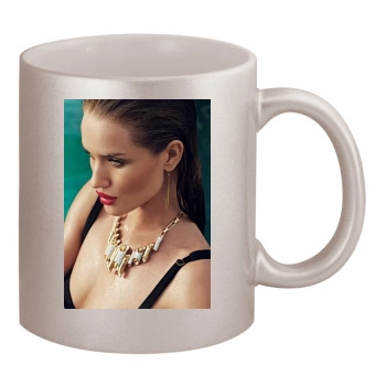 Rosie Huntington-Whiteley 11oz Metallic Silver Mug