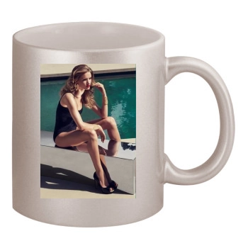 Rosie Huntington-Whiteley 11oz Metallic Silver Mug