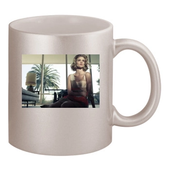 Rosie Huntington-Whiteley 11oz Metallic Silver Mug