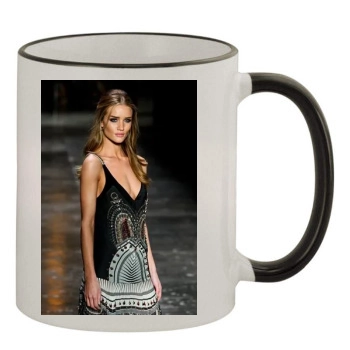 Rosie Huntington-Whiteley 11oz Colored Rim & Handle Mug