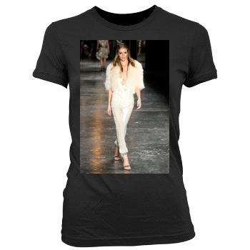 Rosie Huntington-Whiteley Women's Junior Cut Crewneck T-Shirt