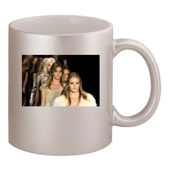 Rosie Huntington-Whiteley 11oz Metallic Silver Mug