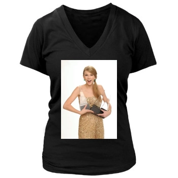 Taylor Swift Women's Deep V-Neck TShirt