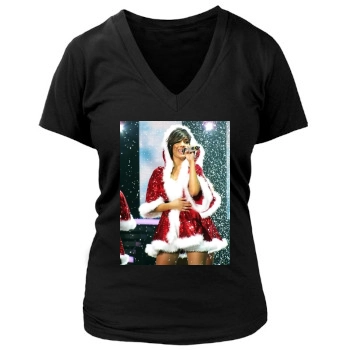 The Saturdays Women's Deep V-Neck TShirt