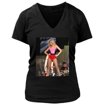 The Saturdays Women's Deep V-Neck TShirt