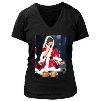 The Saturdays Women's Deep V-Neck TShirt