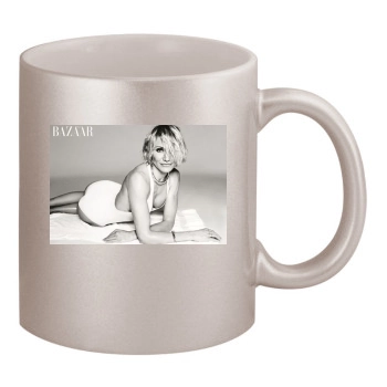 Cameron Diaz 11oz Metallic Silver Mug