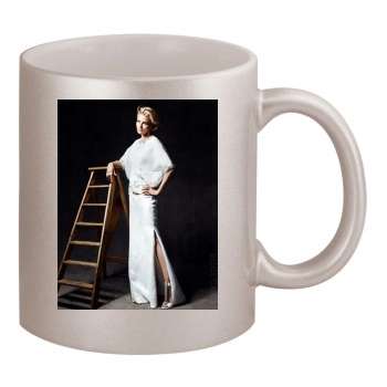 Cameron Diaz 11oz Metallic Silver Mug