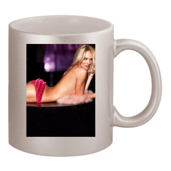 Candice Swanepoel 11oz Metallic Silver Mug